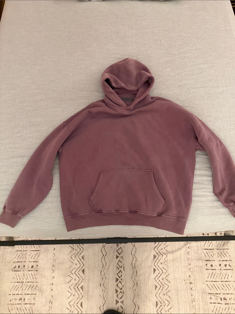 Abercrombie: Men's Dusty Mauve (purple) Hoodie Sweatshirt